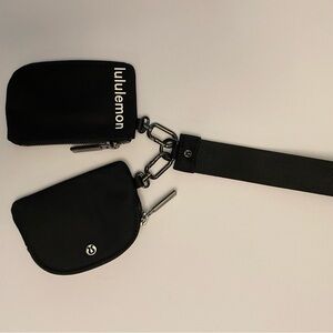 Lululemon Athletica Black Key Card Holder Set Limited Edition Miami
